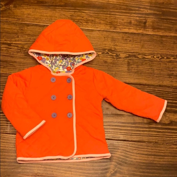 Mini Boden Other - Baby Boden Floral Lined Coat
